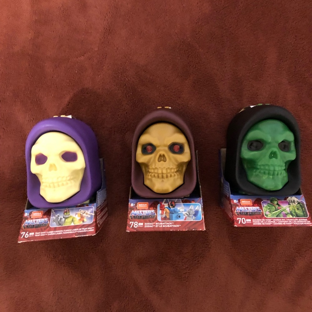 Masters of the Universe Skull Heads